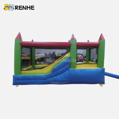 Durable Inflatable Bounce Castle with Slide for Active Playtime