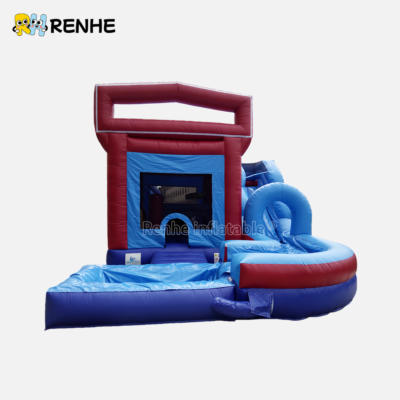 Family Fun Inflatable Bounce House with Slide for Backyard Weekend Gatherings