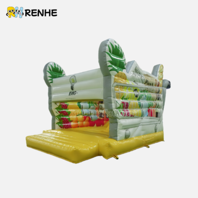 Waterproof Shopping Cart Themed Inflatable Bounce Castle for Festival Carnival