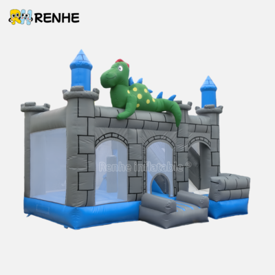 Reinforced Seam Inflatable Castle UV Resistant Kids Play Castle for Commercial Advertising Promotion
