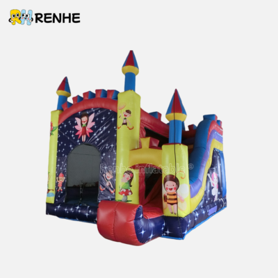 Non-toxic Eco-friendly Inflatable Bounce Castle Quick Inflate Rapid Deflate for Kids Party Festival Event