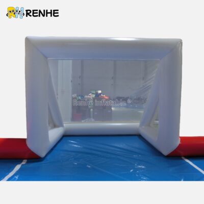 Abrasion Resistant Inflatable Soccer Field for Amusement Park Family Fun