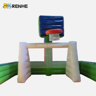 Inflatable Multi Sport Arena Basketball and Soccer Interactive Game for Events