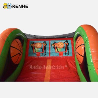 Heavy Duty Waterproof Inflatable Product Basketball Game for OEM Commercial Use