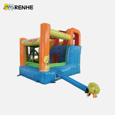 Customizable Cartoon Inflatable Bounce House with Slide for Brand Activation