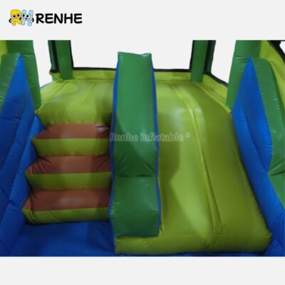 Durable Inflatable Bounce Castle with Slide for Active Playtime