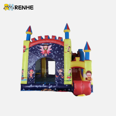 Non-toxic Eco-friendly Inflatable Bounce Castle Quick Inflate Rapid Deflate for Kids Party Festival Event