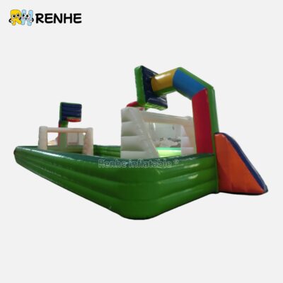 Inflatable Multi Sport Arena Basketball and Soccer Interactive Game for Events