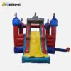 2 Waterproof Inflatable Castle Slide with Central Slide for Thrilling Kids' Entertainment