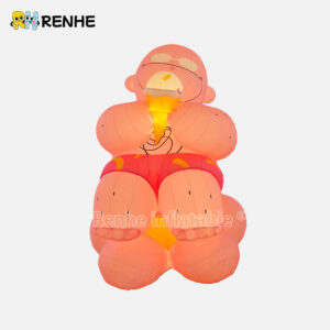 Brand Fading Resistant Discoloration Resistant Inflatable Event Decorations for Party Cartoon