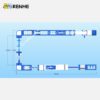 1 Inflatable Water Obstacle Course Modular Design with Engineering Drawings for Amusement Parks