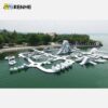 1 Large-Scale Floating Inflatable Water Park Obstacle Attraction for Events