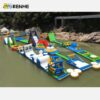 2 Colorful Modular Inflatable Water Park Obstacle Course for Amusement Park
