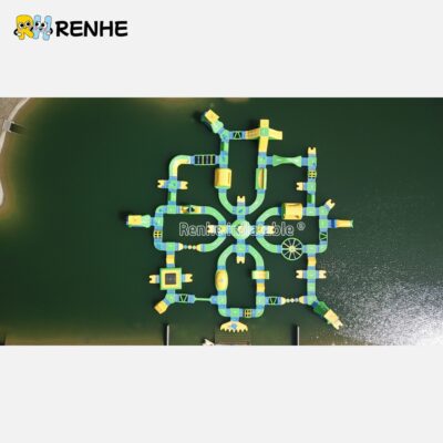 3 Customized Inflatable Water Park for Outdoor Summer Festival Events
