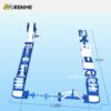 3 Inflatable Water Obstacle Course Modular Design with Engineering Drawings for Amusement Parks