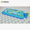 4 Commercial Grade U-Shaped Inflatable Water Park Obstacle Course for Lake & Pool