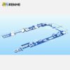 4 Inflatable Water Obstacle Course Modular Design with Engineering Drawings for Amusement Parks