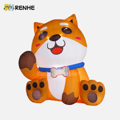 4 New Product Mildew Resistant Tear Resistant Inflatable Cartoon Mascots for Exhibition Cartoon
