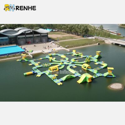 5 Customized Inflatable Water Park for Outdoor Summer Festival Events