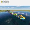 5 Customizable Inflatable Water Obstacle Course for Amusement Park Water Entertainment