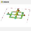 5 Multi Function Integrated Obstacle Slide Climb Platform Inflatable Water Park
